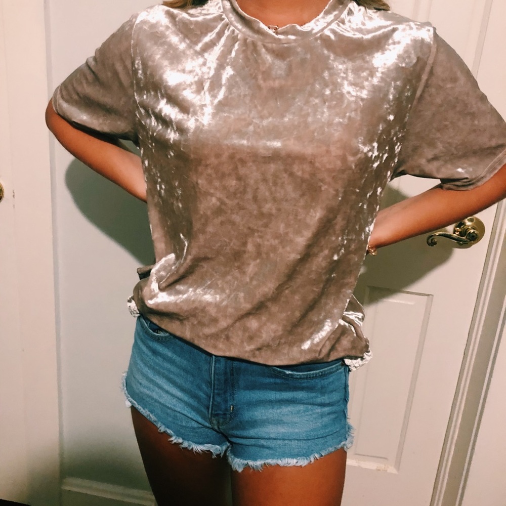M//C Crush Velvet Tee